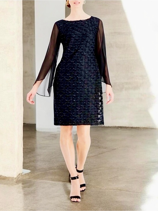 connected apparel Dresses & Skirts - Connected Apparel Black Cocktail Dress